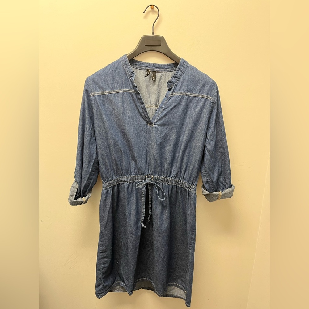 New Directions XL Jean dress w/ tie sizeXL